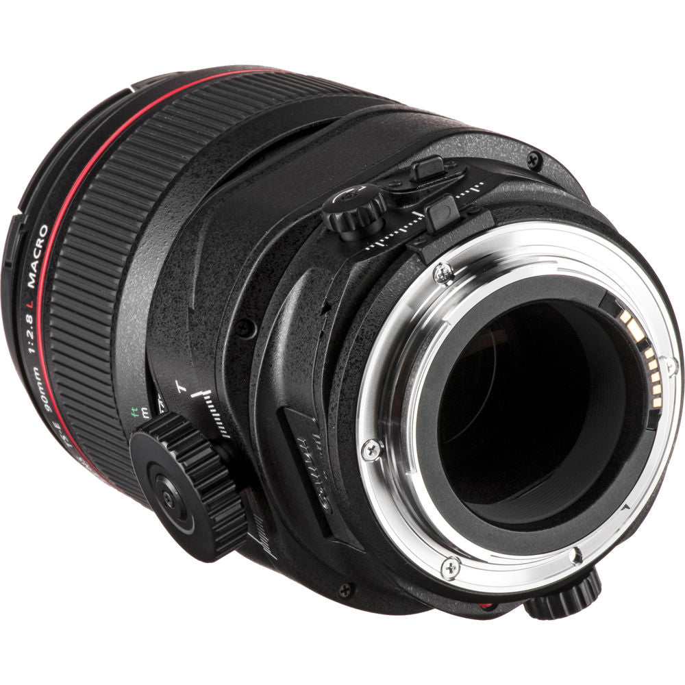 Canon TS-E 90mm f/2.8L Macro Tilt-Shift Lens  with BONUS 128GB Memory Card and Canon Carrying Case Combo  (Special Intl Model)