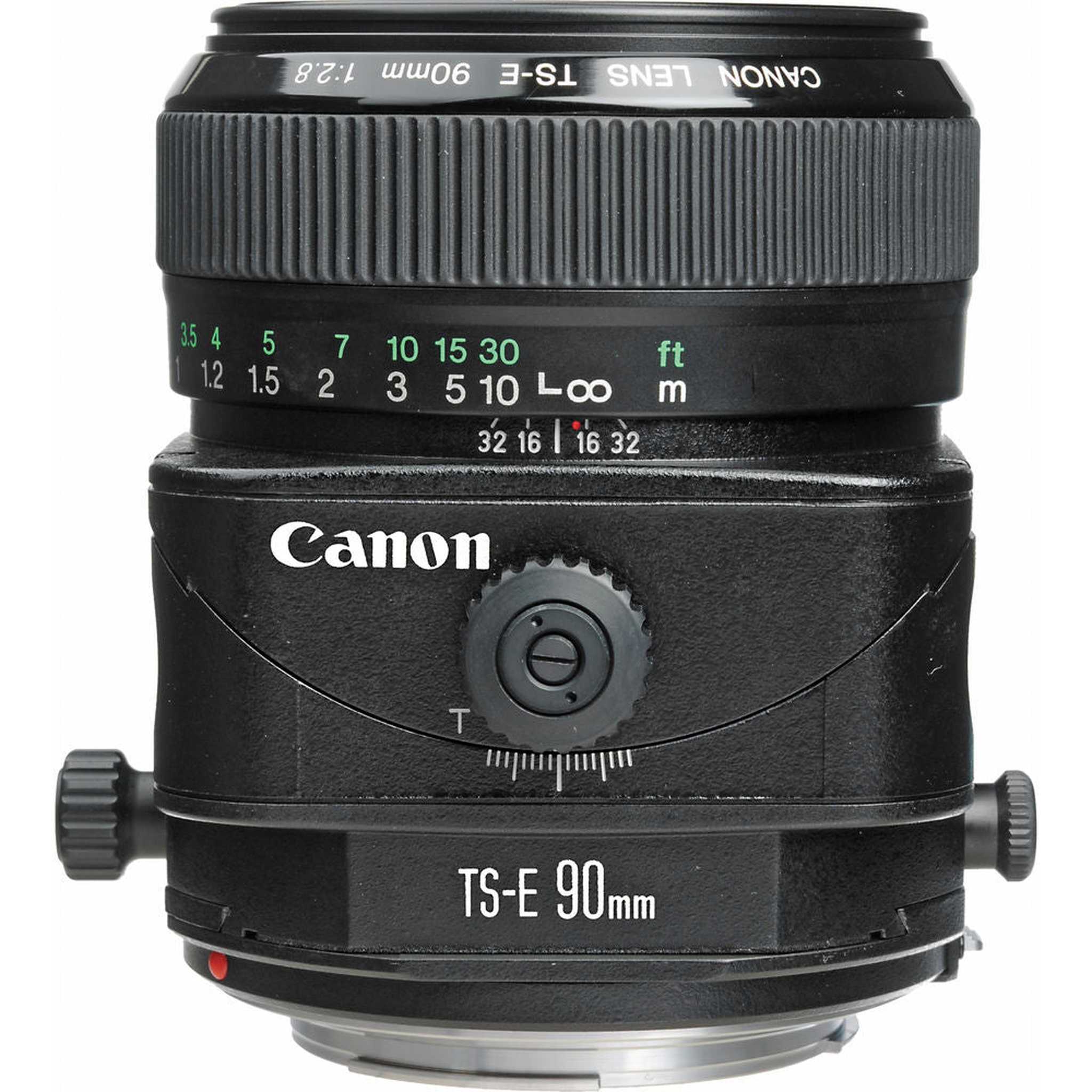 Canon TS-E 90mm f/2.8 Tilt-Shift Lens with BONUS 128GB Memory Card and Canon Carrying Case Combo Special Intl Model
