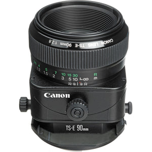 Canon TS-E 90mm f/2.8 Tilt-Shift Lens with BONUS 128GB Memory Card and Canon Carrying Case Combo Special Intl Model