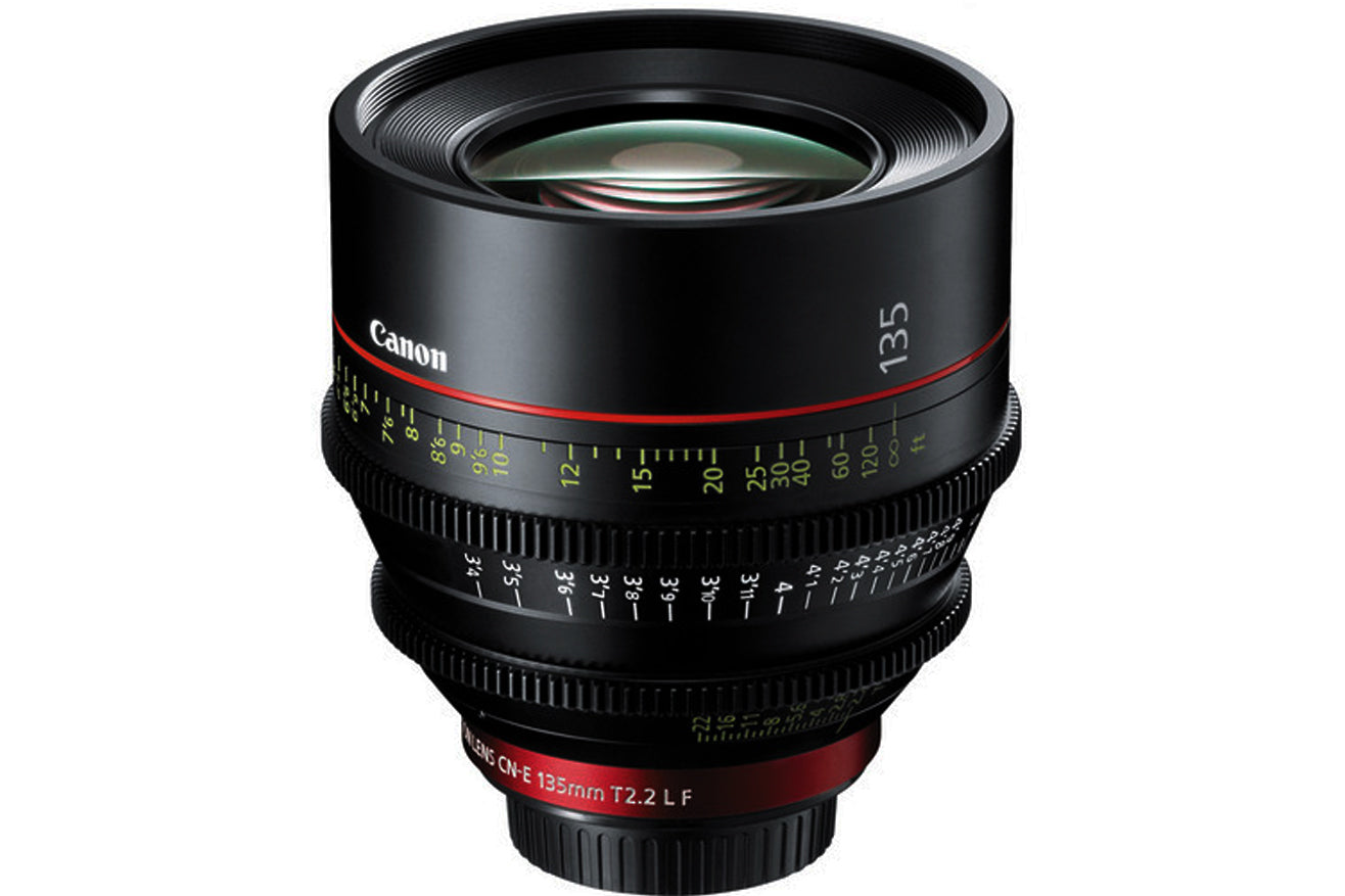 Canon CN-E 135mm T2.2 L F Cinema Prime Lens EF Mount