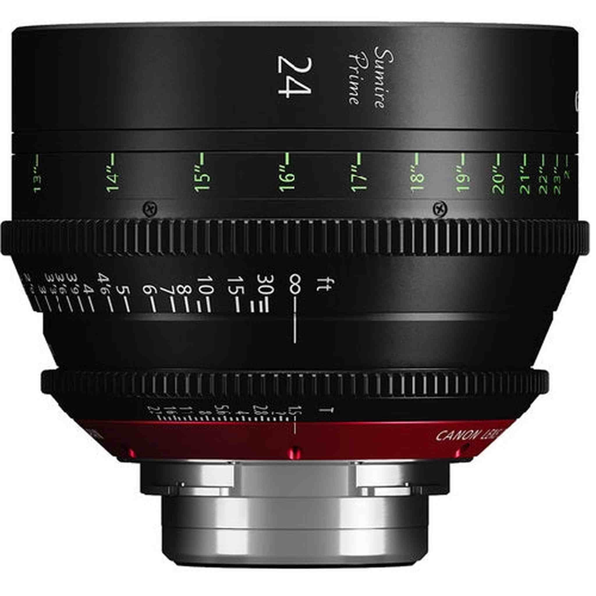 Canon 24mm Sumire Prime T1.5 PL Mount, Feet