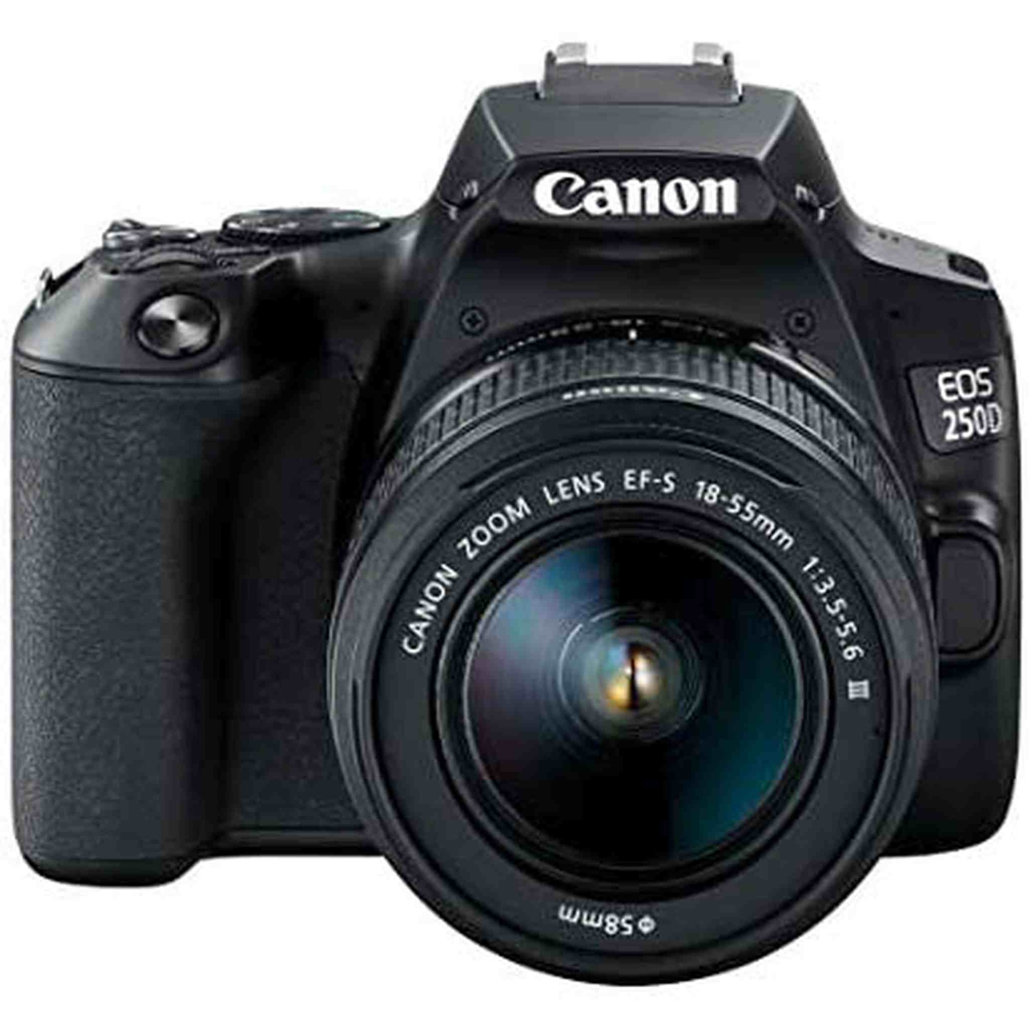 Canon EOS 250D Rebel SL3 DSLR Camera w/ 18-55m DC Lens International Model - Used Canon