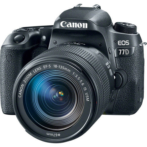 Canon EOS 77D EF-S 18-135 IS USM Kit International Model
