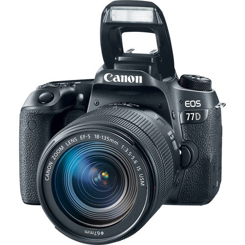 Canon EOS 77D EF-S 18-135 IS USM Kit International Model