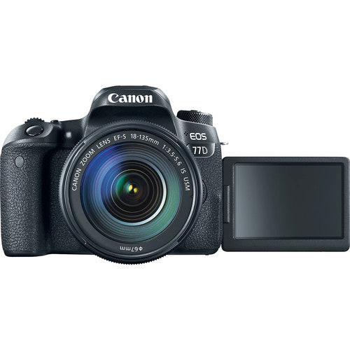 Canon EOS 77D EF-S 18-135 IS USM Kit International Model