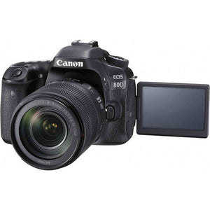 Canon Digital SLR Camera Body EOS 80D and EF-S 18-135mm f/3.5-5.6 Image Stabilization USM Lens with 24.2 Megapixel APS-C CMOS Sensor and Dual