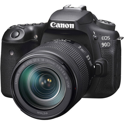 Canon 90D Digital SLR Camera with 18-135 is USM Lens
