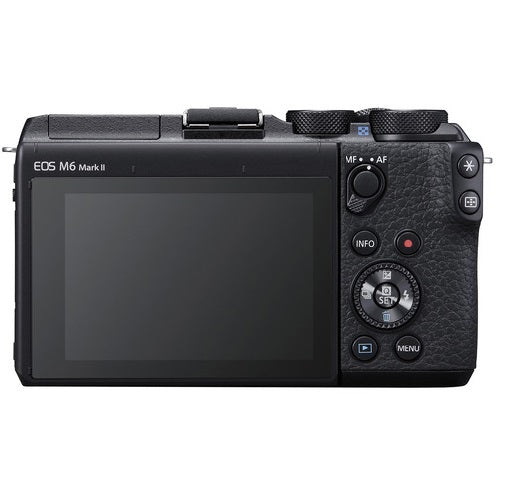 Canon EOS M6 Mark II Mirrorless Digital Camera + 15-45mm Lens - Black