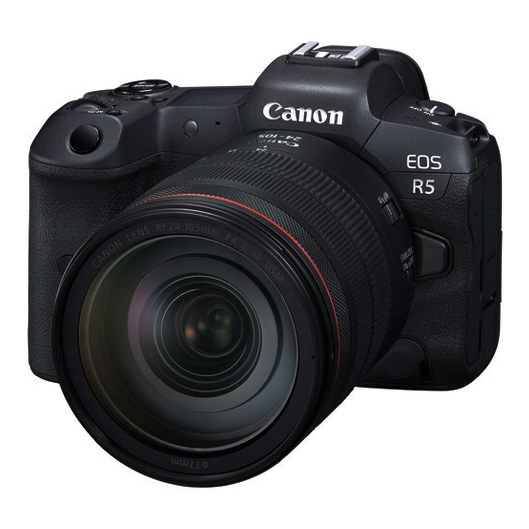 Canon EOS R5 Full Frame Mirrorless Camera + RF 24-105mm F4 L is USM Lens Kit