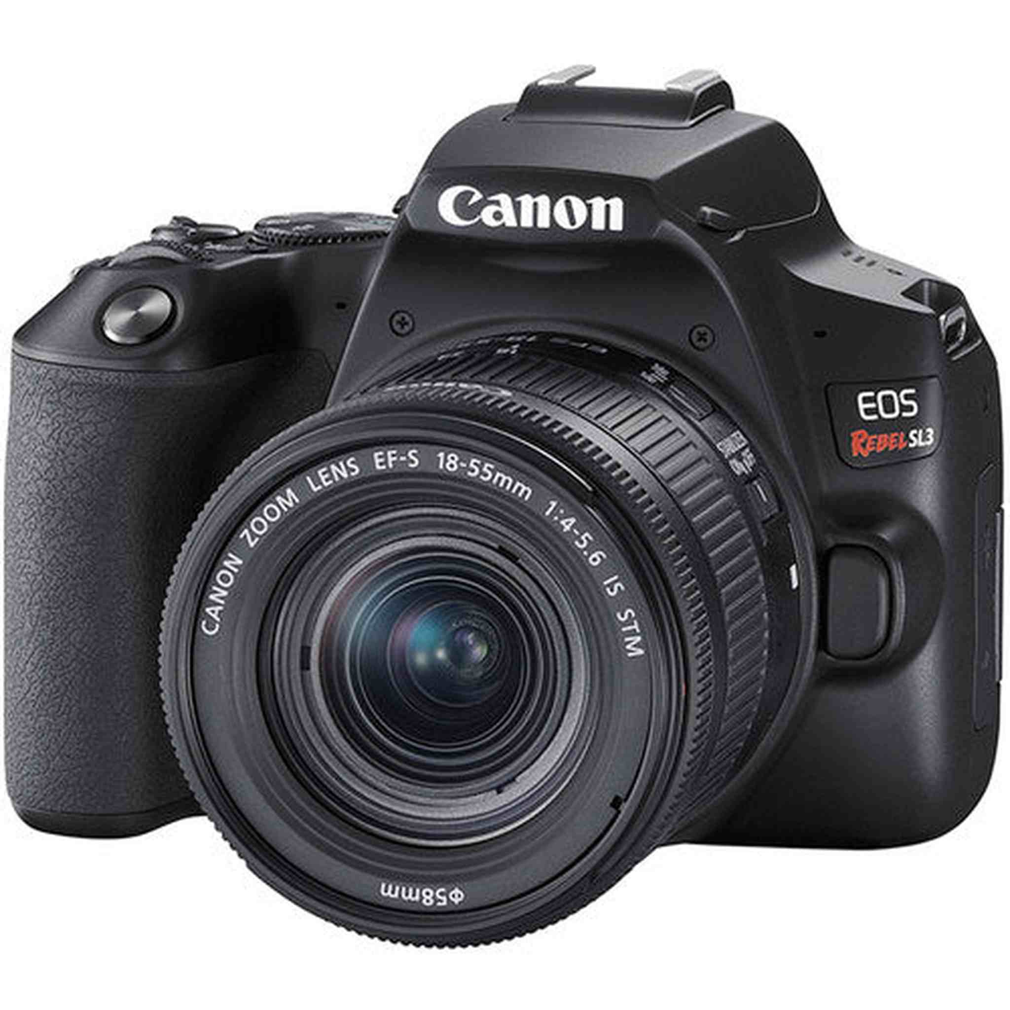 Canon EOS Rebel SL3 DSLR Camera with 18-55mm Lens - Black International Model