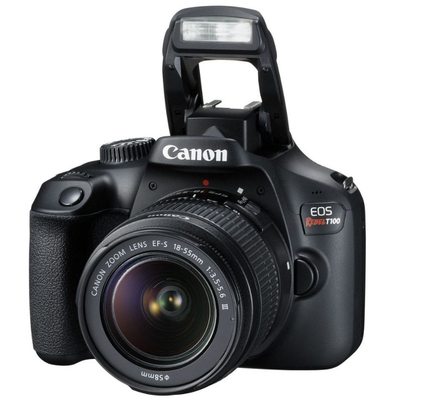 Canon EOS Rebel T100 DSLR Camera EF-S 18-55mm f/3.5-5.6 DC III