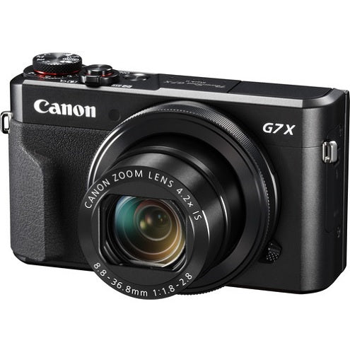 Canon PowerShot Digital Camera [G7 X Mark II] with Wi-Fi & NFC, LCD Screen, and 1-inch Sensor - Black