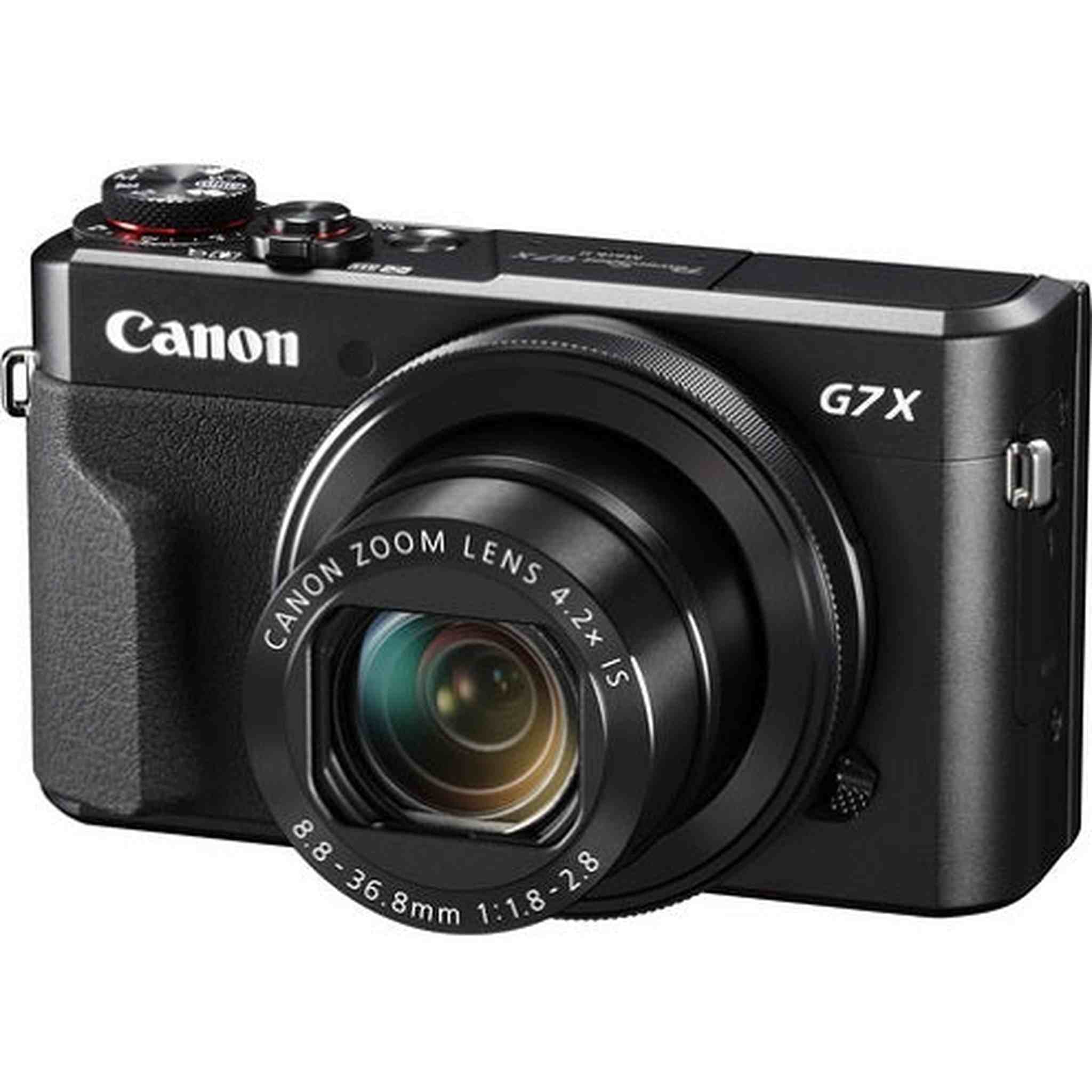 Canon PowerShot Digital Camera G7 X Mark II with Wi-Fi & NFC, LCD Screen, and 1-inch Sensor - Black