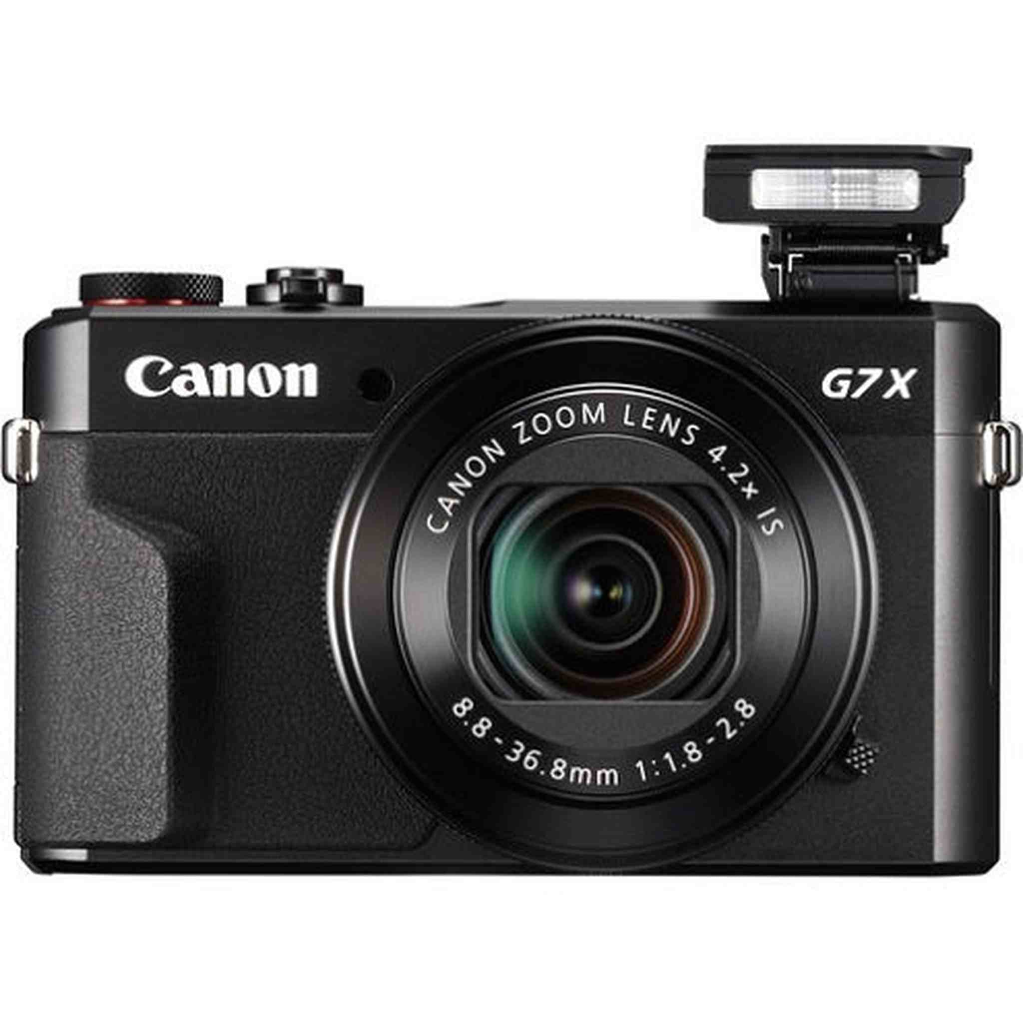 Canon PowerShot Digital Camera G7 X Mark II with Wi-Fi & NFC, LCD Screen, and 1-inch Sensor - Black