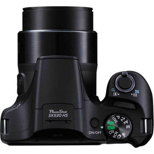 Canon PowerShot Digital Camera SX530 with 50x Optical Zoom, Built-in Wi-Fi and NFC - Black Canon