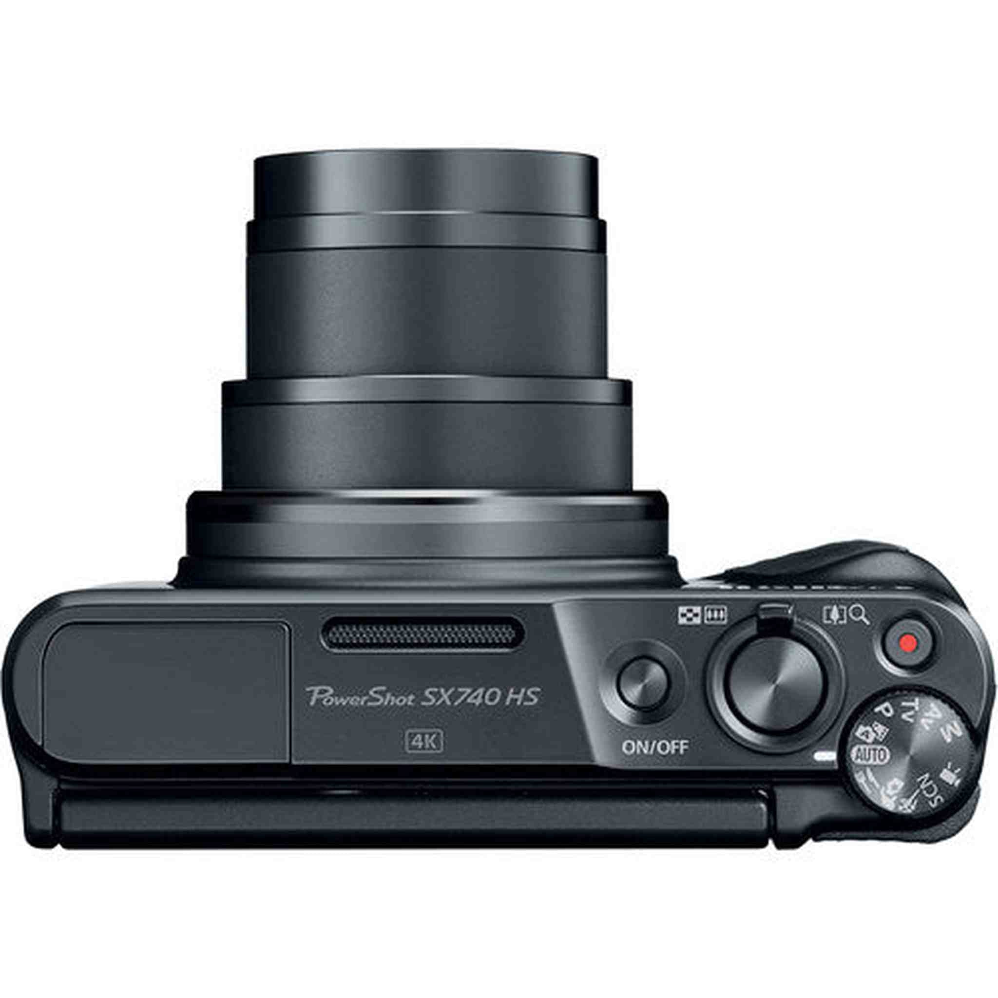 Canon PowerShot SX740 HS Camera Black 2955C001 + 64GB Card Starter Bundle International Version