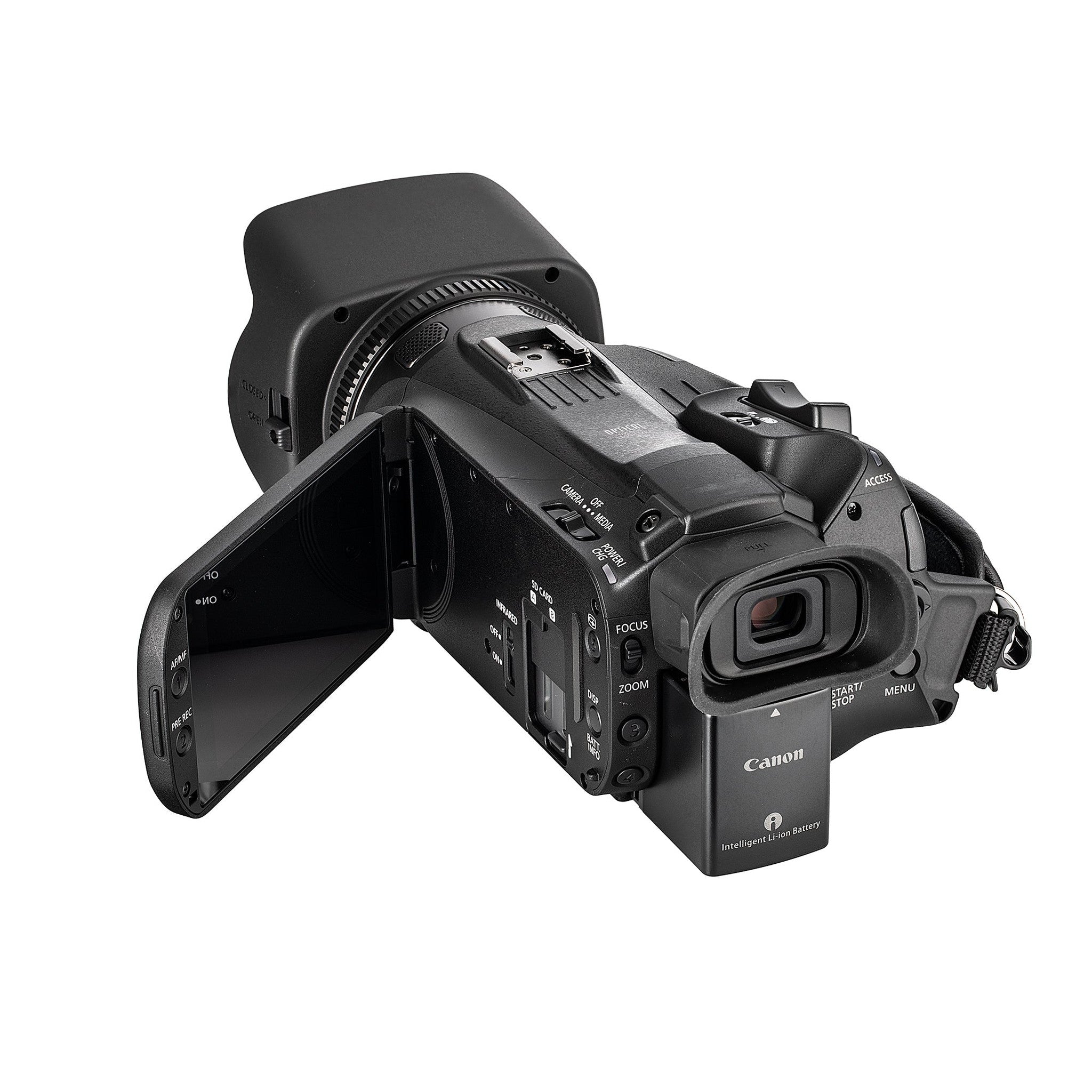 Canon XA60 PAL Professional UHD 4K Camcorder + 128GB SD Card + Microphone + More Bundle