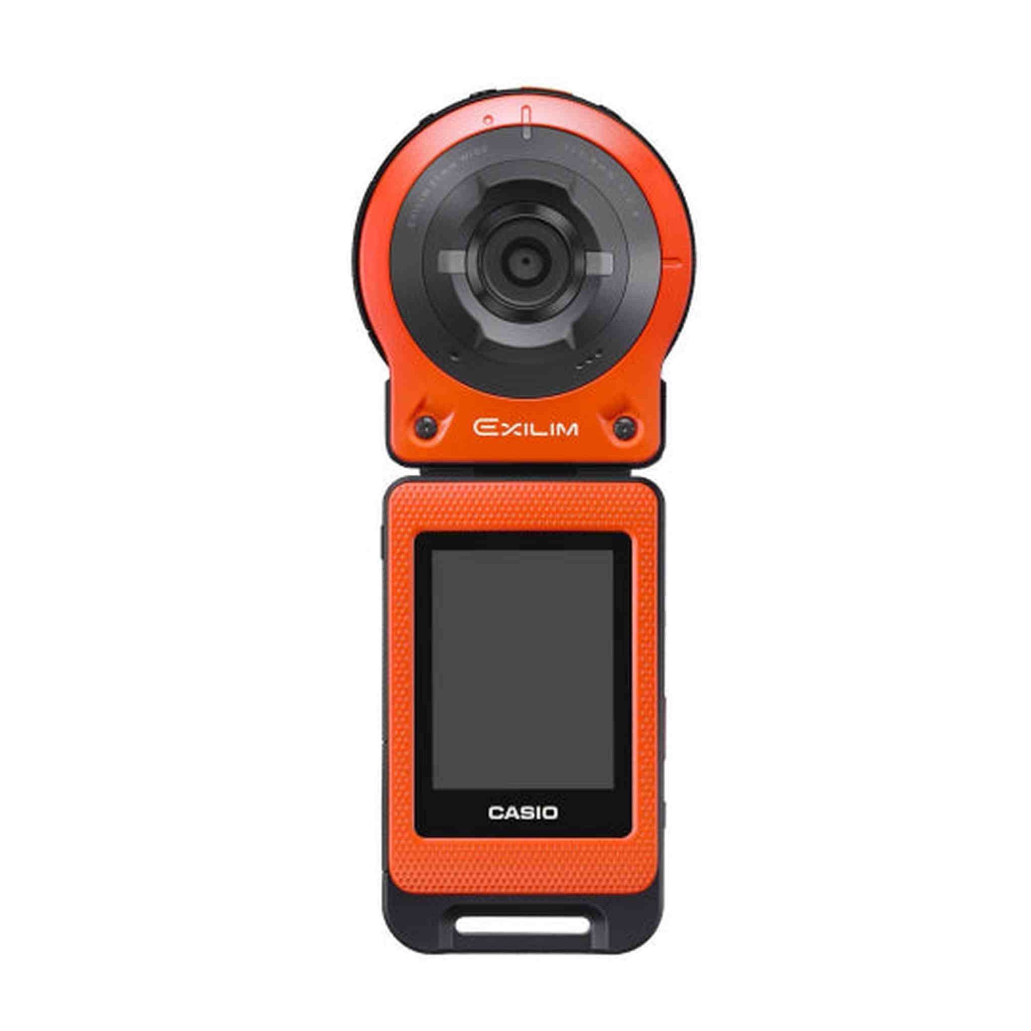 Casio Exilim EX-FR10EO 14MP Split Action Camera - Orange CASIO