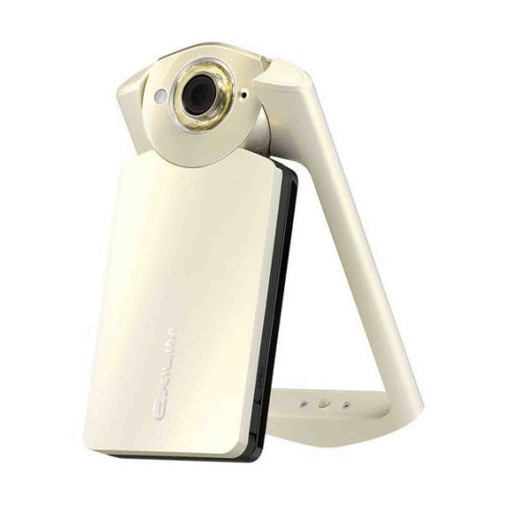 Casio Exilim EX-TR60 Self-portrait Beauty/Selfie Digital Camera - Silky White - Used Casio
