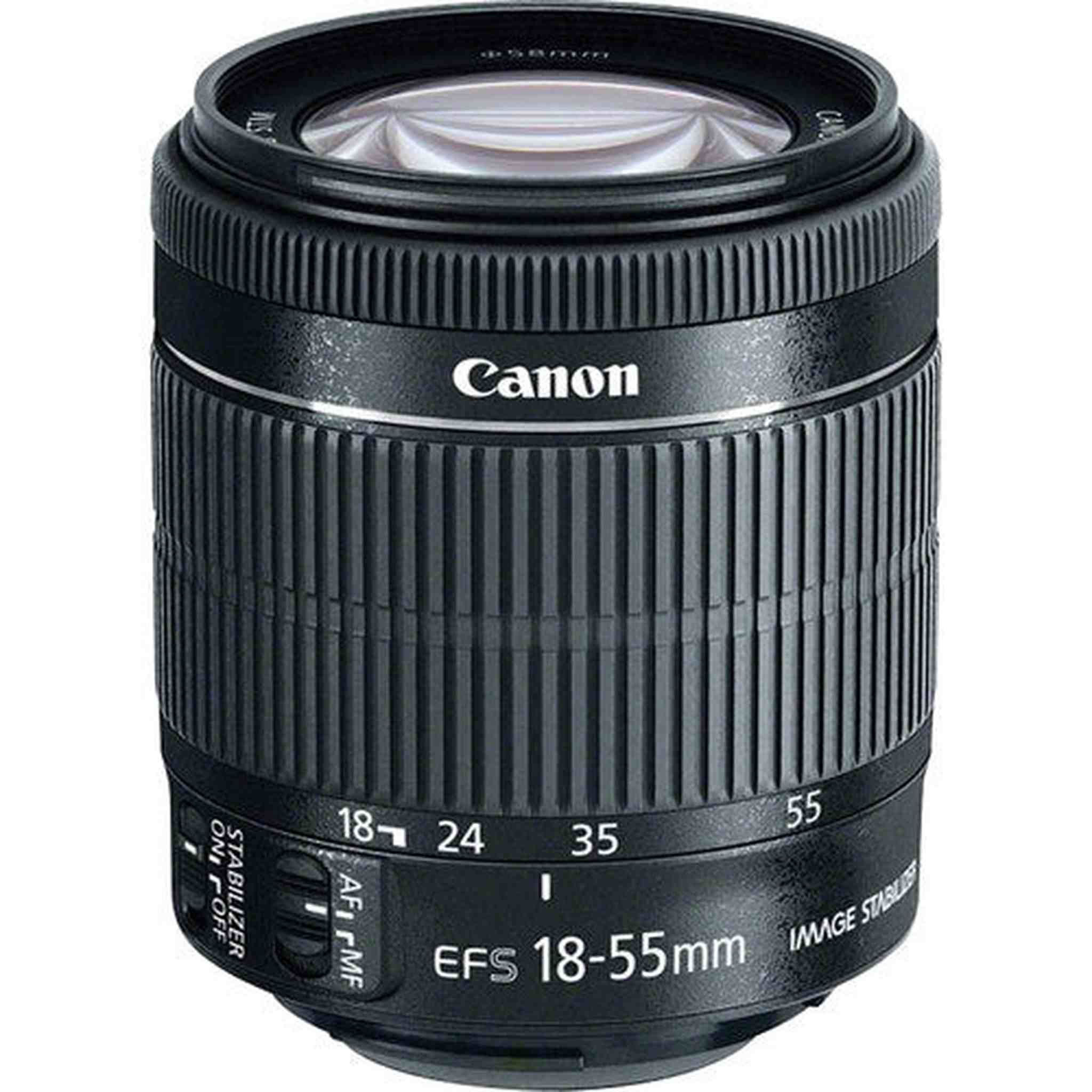 Canon EF-S 18-55mm f/3.5-5.6 IS Zoom Lens for Canon SLR Cameras White Box