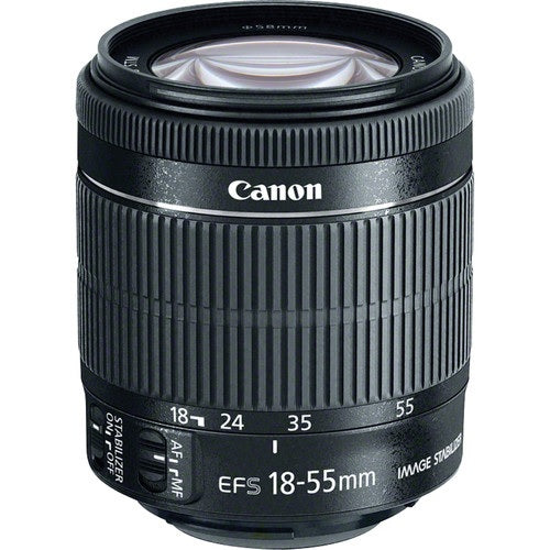 Canon EF-S 18-55mm f/3.5-5.6 IS Zoom Lens for Canon SLR Cameras (White Box)