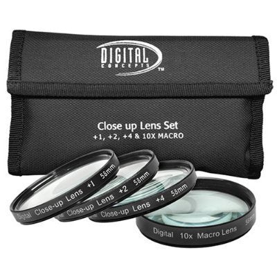 Digital Concepts cl-58 58mm 4-Piece Multi-Coated  Camera Lens Filter Sets