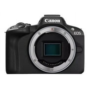 Canon EOS R50 Mirrorless Vlogging Camera (Body Only/Black), RF Mount, 24.2 MP, 4K Video, DIGIC X Image Processor, Subject Detection & Tracking, Compact, Smartphone Connection, Content Creator