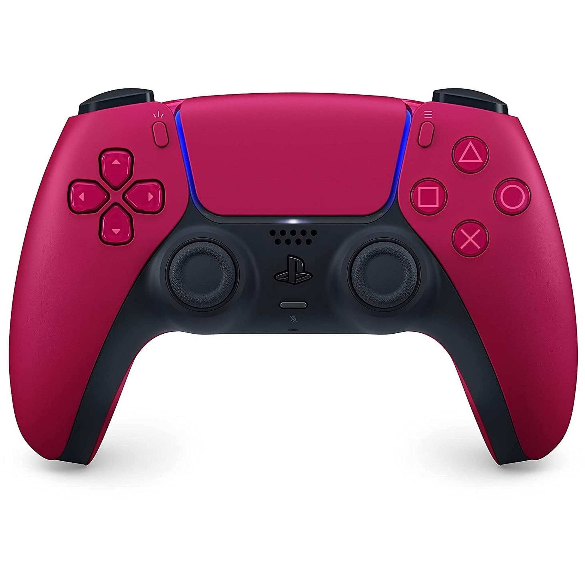 PlayStation 5 DualSense Wireless Controller Cosmic Red with Cleaning Cloth PlayStation