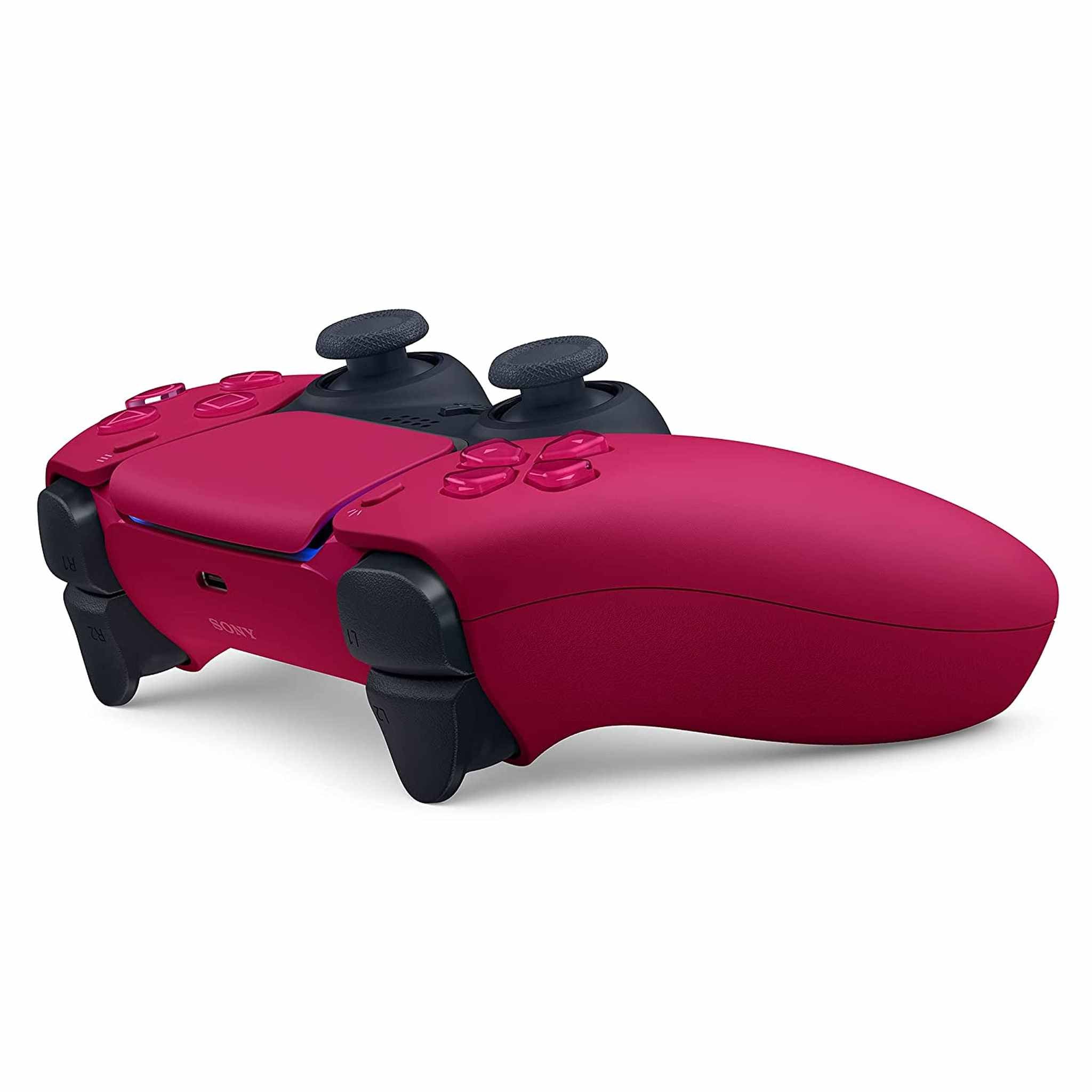 PlayStation 5 DualSense Wireless Controller Cosmic Red with Cleaning Cloth PlayStation