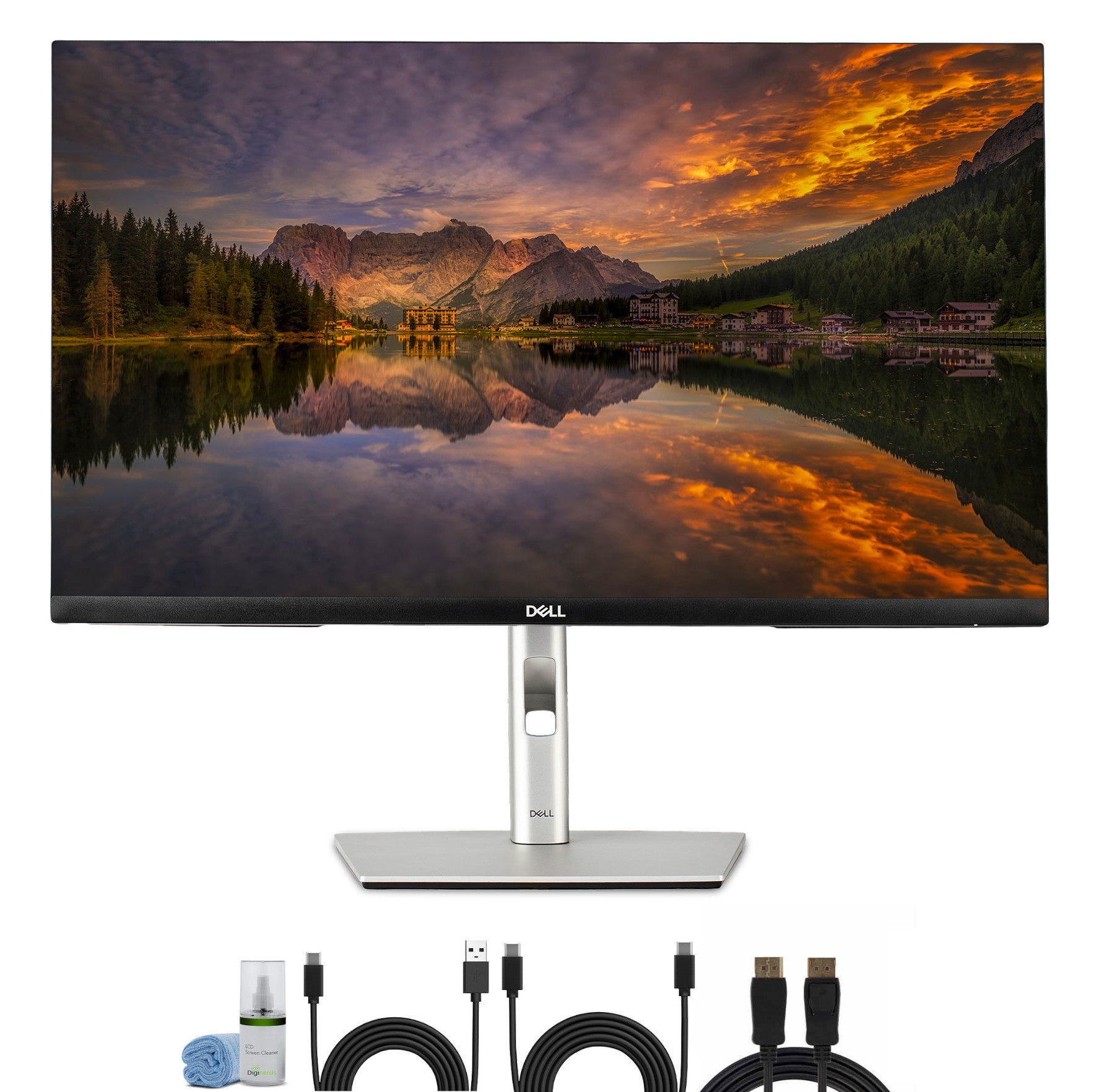 Dell P2725QE 27" 4K UHD USB Type-C Hub Monitor (P2725QE) + Cleaning Kit