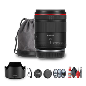 Canon RF 35mm f/1.4 L VCM Lens 6710C002 + Filter Kit + Cap Keeper + More - Bundle