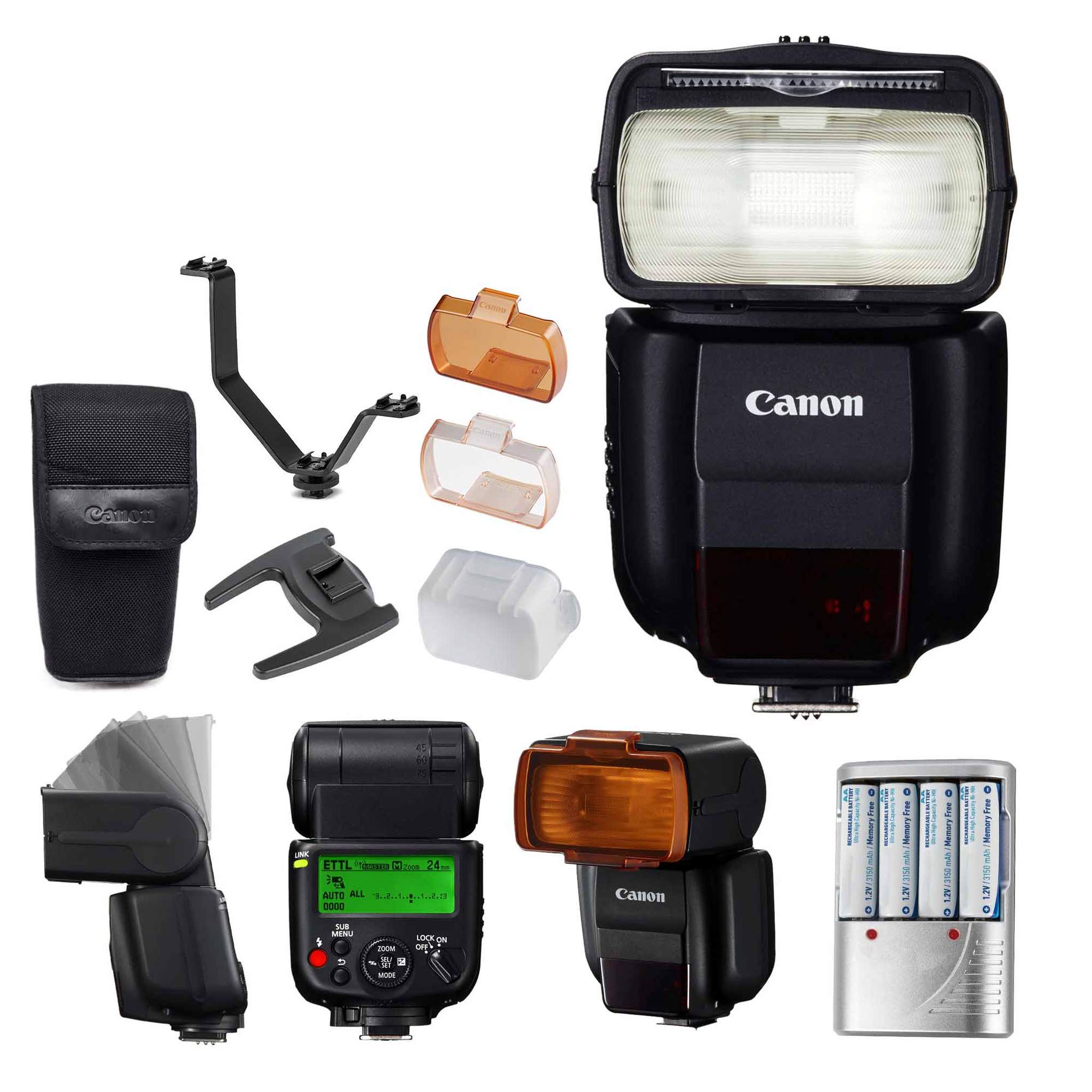 Canon Speedlite 430EX II Flash for Canon Digital SLR Cameras 0585C003 Bundle