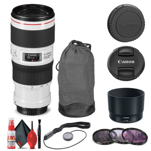 Canon EF 70-200mm f/4L IS II USM Lens 2309C002 + Filter + Cap Keeper + More - Reconditioned Canon