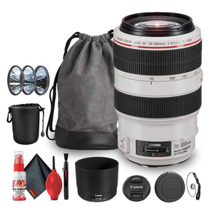 Canon EF 70-300mm f/4-5.6L IS USM Telephoto Zoom Lens 4426B008AA Bundle Canon