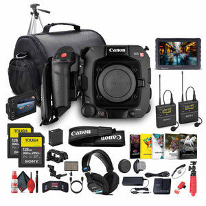 Canon EOS C400 6K Full-Frame Cinema Camera Canon RF + Mic System + Monitor + More