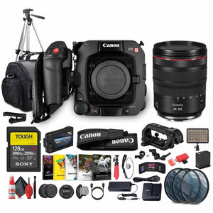 Canon EOS C400 6K Full-Frame Cinema Camera Canon RF + Canon RF 24-105mm Lens + More