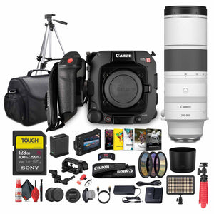 Canon EOS C400 6K Full-Frame Cinema Camera Canon RF + Canon RF 200-800mm Lens + More