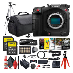Canon EOS C80 6K Full-Frame Cinema Camera Canon RF + 128GB Memory Card + More Canon
