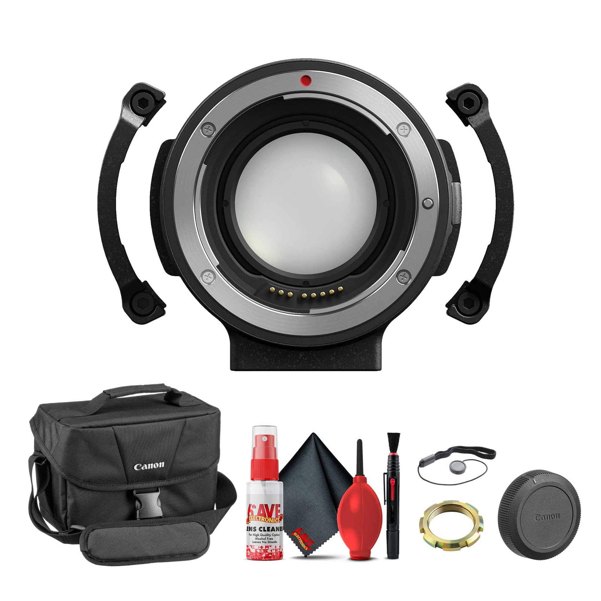 Canon Mount Adapter EF-EOS R 0.71x 4757C001 + Shoulder Bag + Cap Keeper + Cleaning Kit Canon