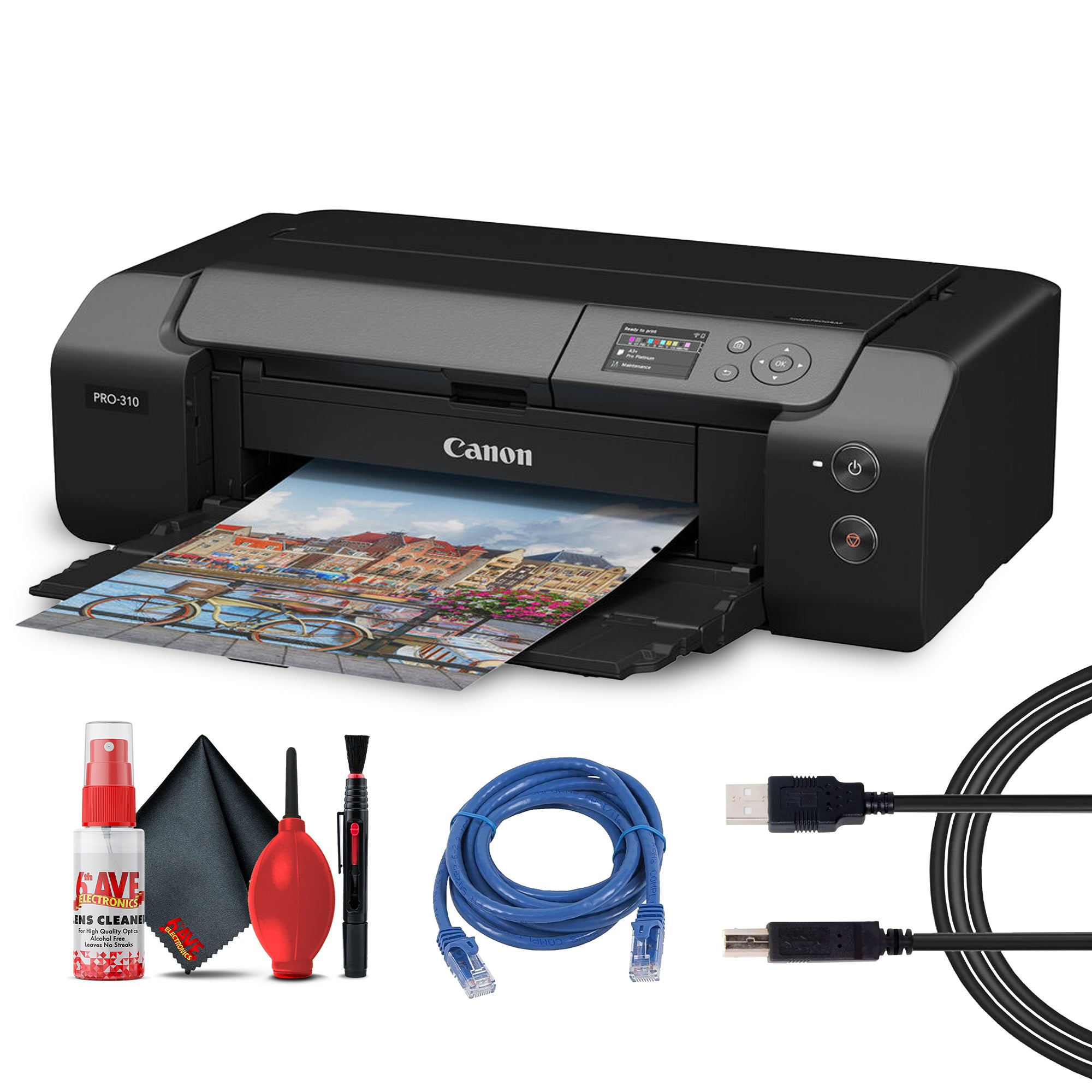 Canon imagePROGRAF PRO-310 Printer | 13-Inch Photo, LUCIA PRO II Ink, Wireless - Bundle
