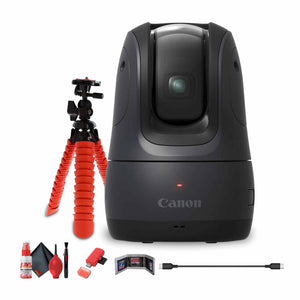 Canon PowerShot PICK PTZ Camera Black + 64GB Memory Card + Flexible Tripod - Bundle Canon