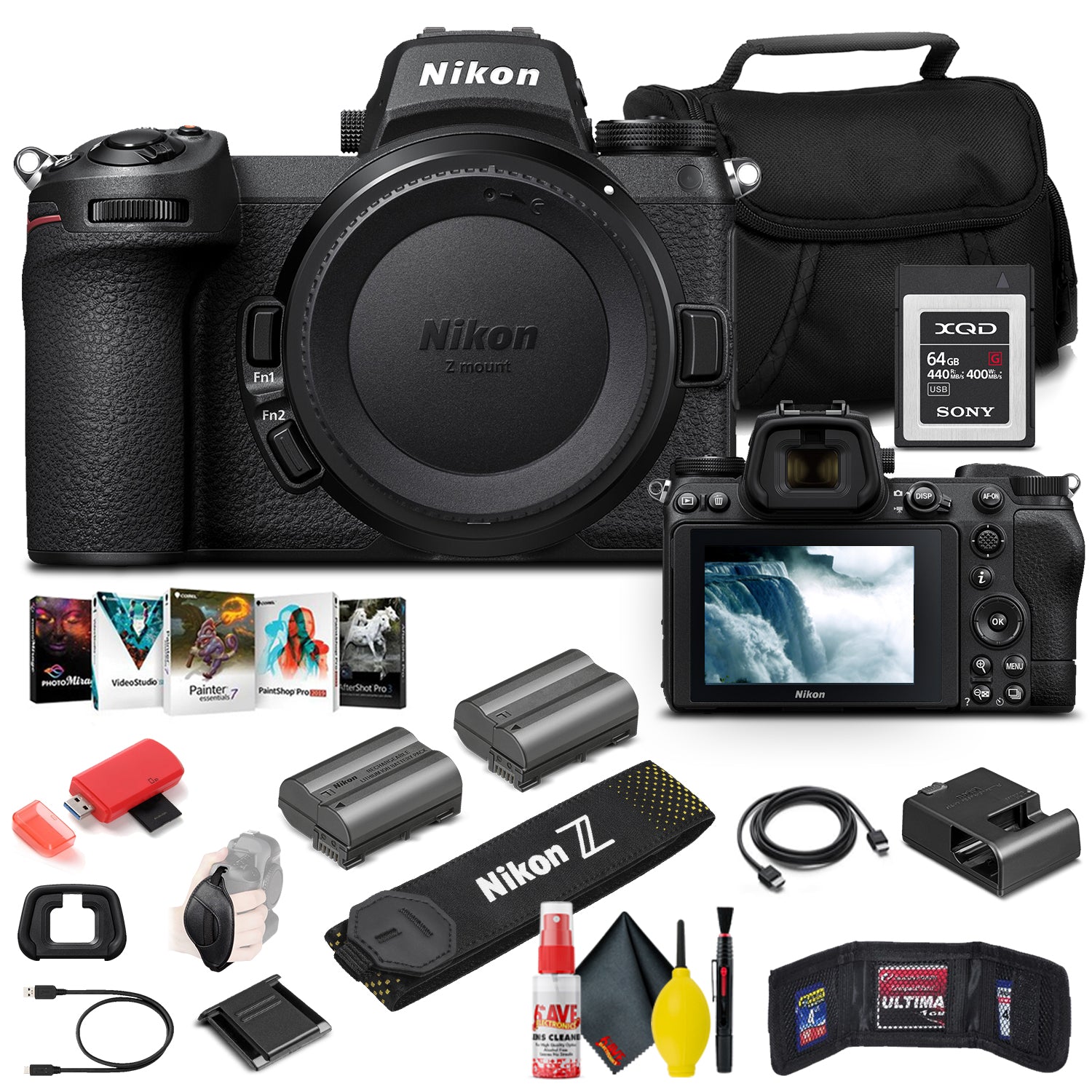 Nikon Z 6II Mirrorless Digital Camera 24.5MP Body (1659) Mountain Bundle