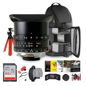 Leica Elmarit-M 28mm f/2.8 ASPH. Lens | Compact Wide-Angle Prime for M-Mount | Sharp, Lightweight Optics for Street & Travel Photography + More