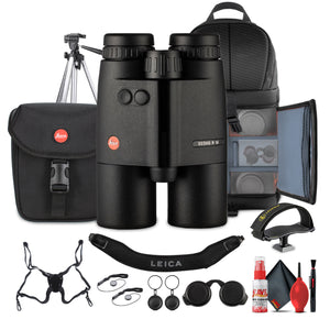 Leica Geovid R SE 8x42 Binoculars | Rangefinder, Ballistics, Weatherproof - Bundle