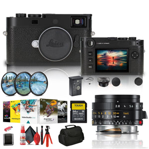 Leica M11-P Rangefinder Camera Black 202-11 + Leica 28mm f/2.8 Lens Bundle Leica
