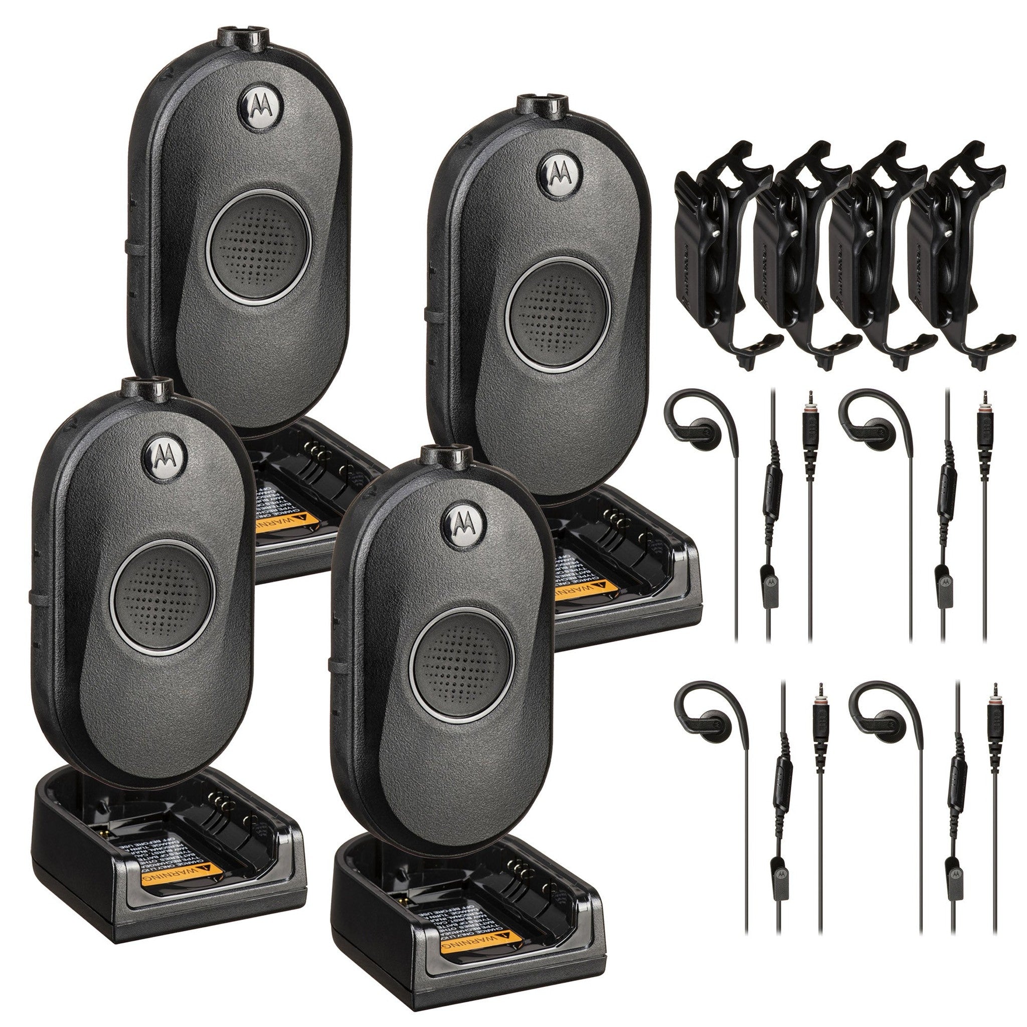 Motorola CLP1080e 8-Channel Two-Way UHF Business Radio CLP1080E 4-Pack Motorola Solutions