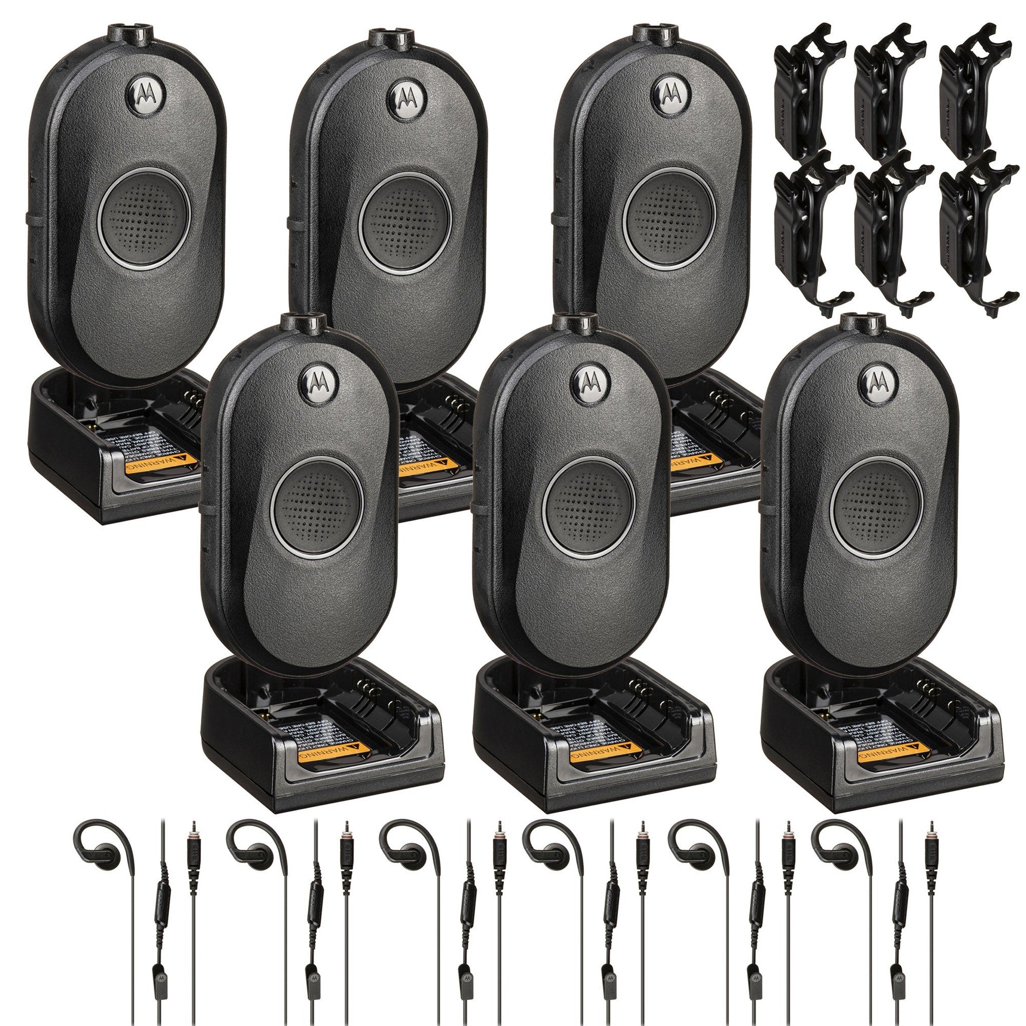 Motorola CLP1080e 8-Channel Two-Way UHF Business Radio CLP1080E 6-Pack Motorola Solutions