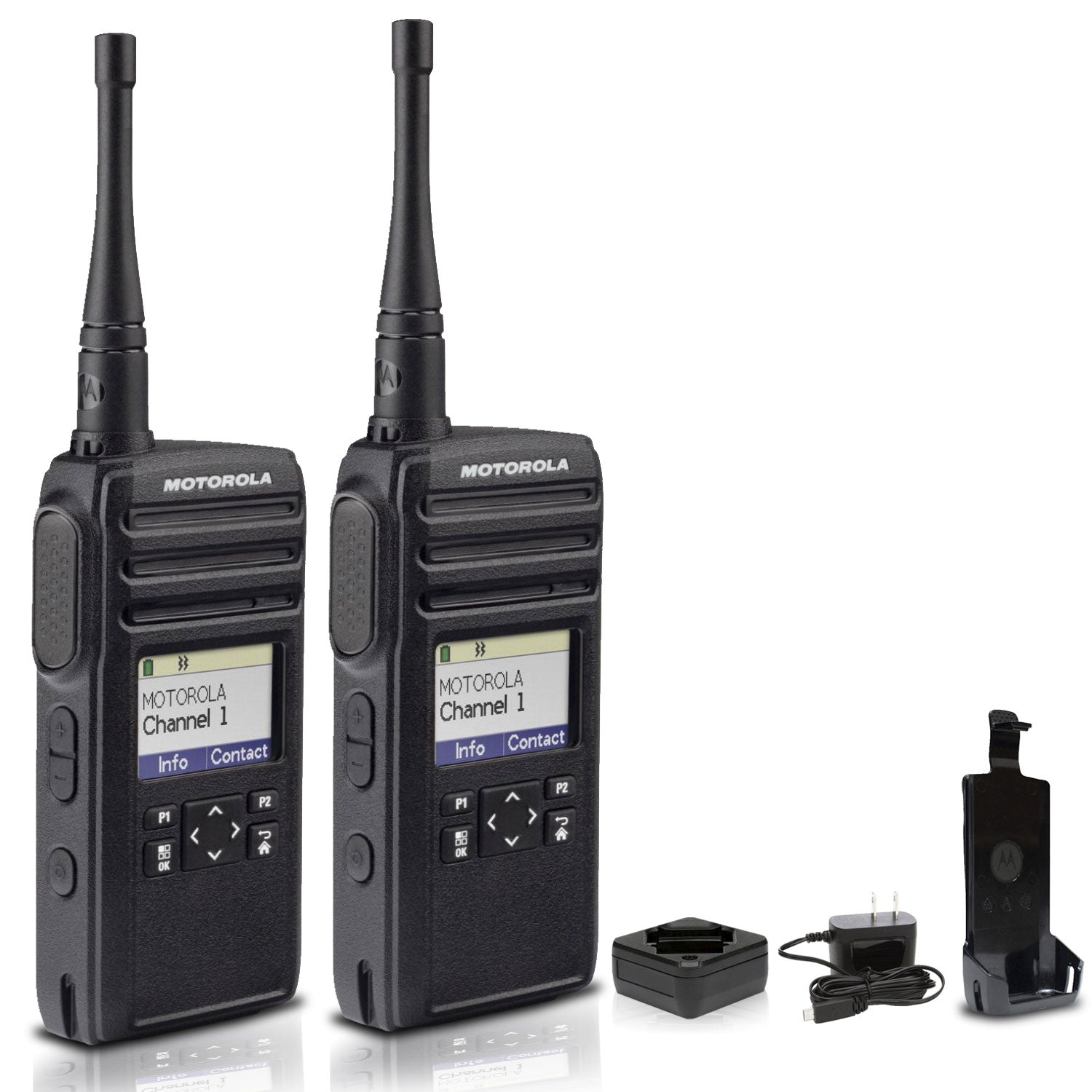 Motorola DTR700 900 MHz Digital 2-Way Radio 50 Channels 2-Pack
