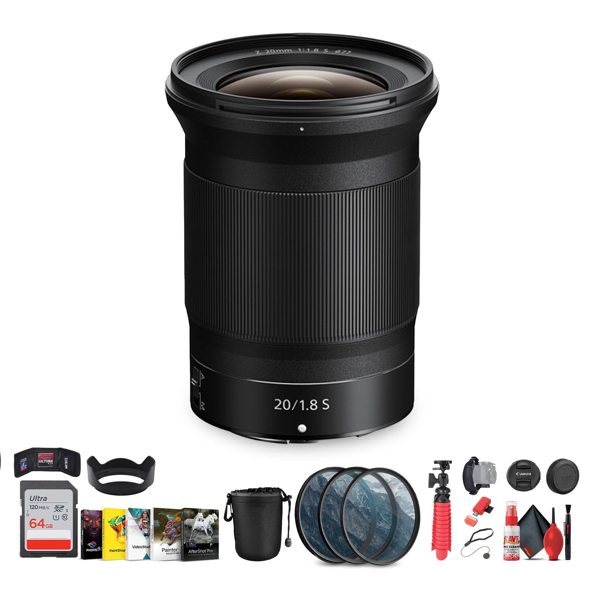 Nikon NIKKOR Z 20mm f/1.8 S Ultra-Wide Lens | Weather-Sealed, Silent Autofocus + More Nikon