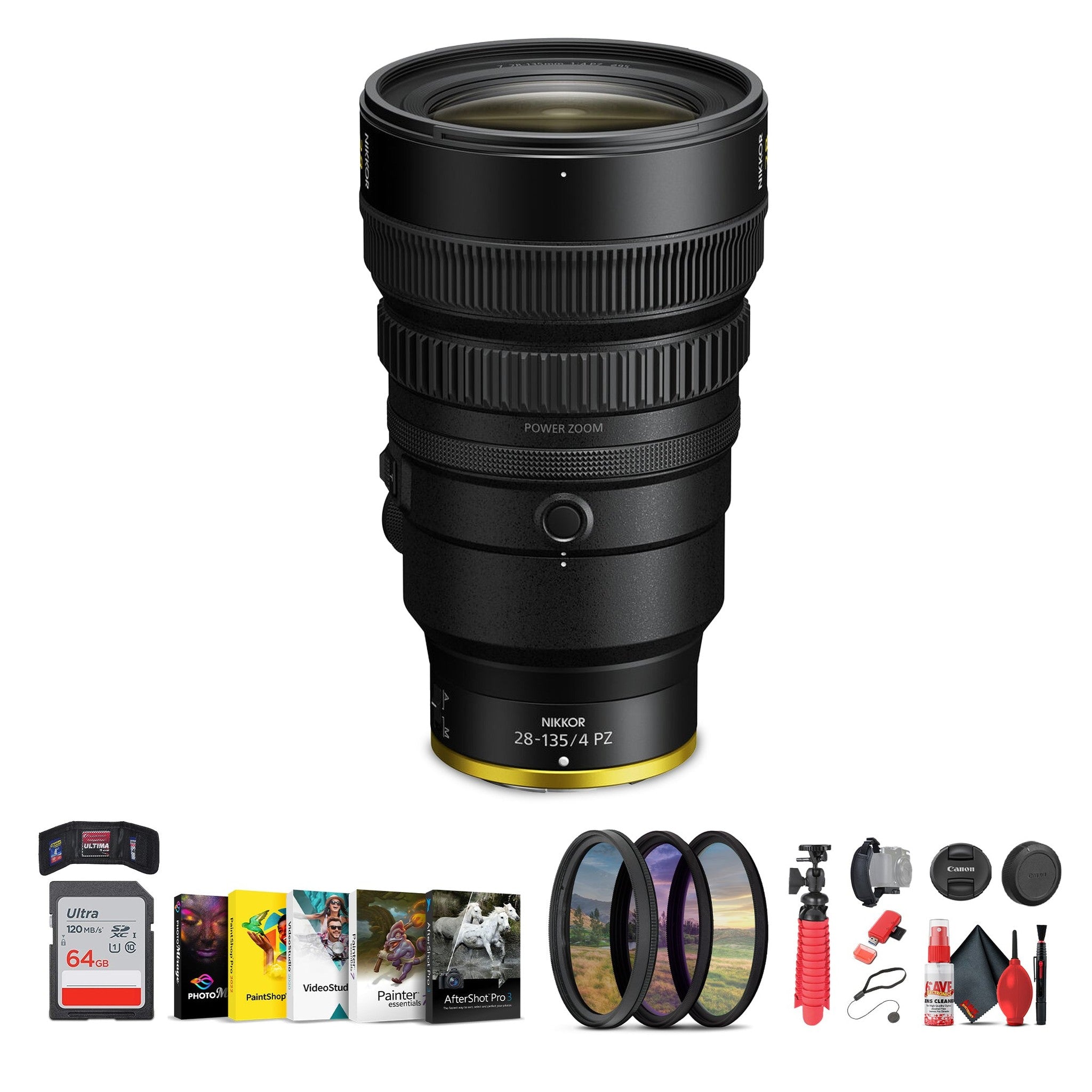 Nikon NIKKOR Z 28-135mm f/4 PZ Lens | Power Zoom for Professional Videography + More Nikon